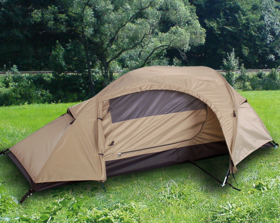 Mil-Tec Recom Einmannzelt Coyote